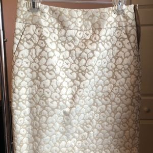 Knee length pencil skirt